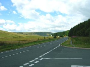 A470 from car park south of Storey Arms